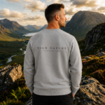 Bakside av Vild Nature outdoor genser